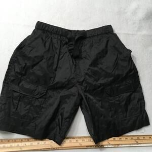Vintage Y2K Marlboro Men's Swim Trunks Size medium Black NYLON